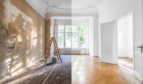 at the same time as layout