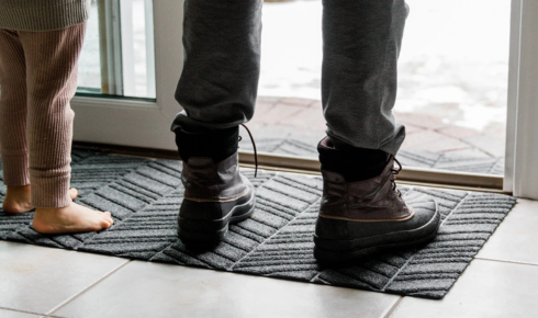 two or three rugs instead of one long one