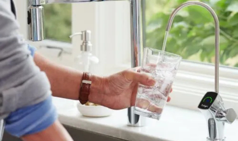 drinking water